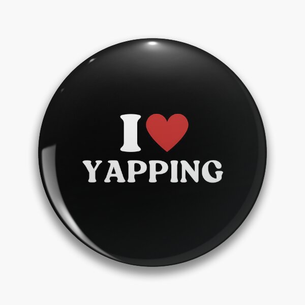 Item preview, I Love Yapping Certified Yapper Sarcastic Sticker designed and sold by alexusarena.