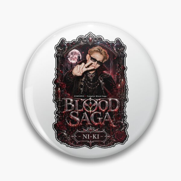 Item preview, Fanmade Ni-Ki ENHYPEN Blood Saga Cyber Goth Tour Merch designed and sold by Valeree Store.