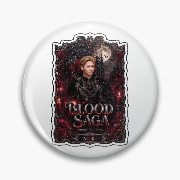 Item preview,  ENHYPEN Ni-Ki Blood Saga World Tour Dark Dance Vampire Fan Art designed and sold by Valeree Store.