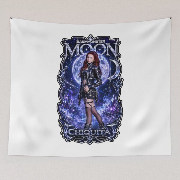 Item preview, Sapphire Star Chiquita BABYMONSTER Blue Lunar Fanmade Merch designed and sold by Valereekmerch.
