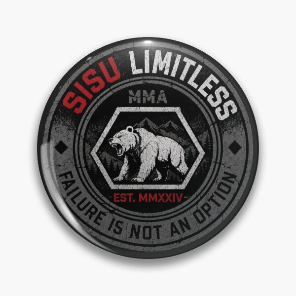 Item preview, SISU Limitless – Primal MMA Bear & Tactical Hexagon designed and sold by SisuPrintsCo.