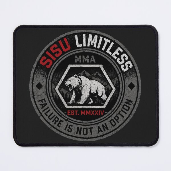 Item preview, SISU Limitless – Primal MMA Bear & Tactical Hexagon designed and sold by SisuPrintsCo.