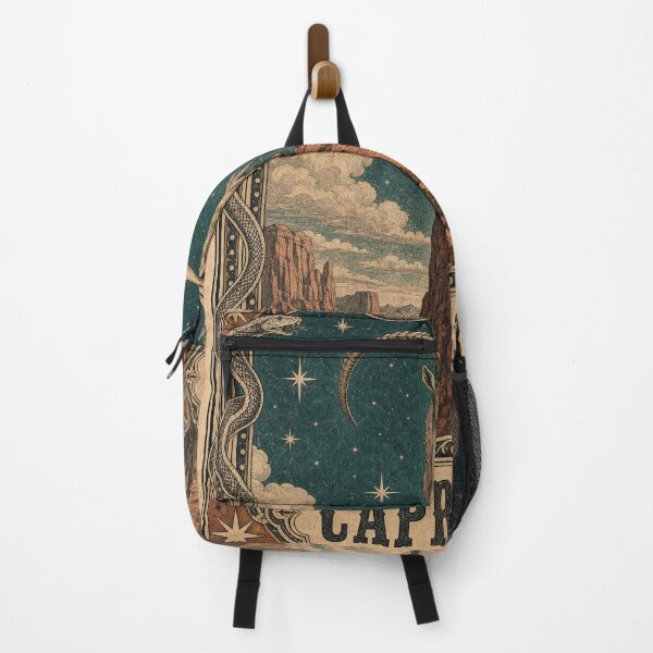 Item preview, Capricorn – Celestial Mountain Goat Vintage Zodiac Tarot Design designed and sold by Arrow2025.