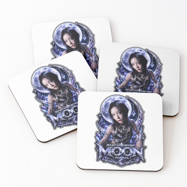 Item preview, BABYMONSTER Pharita Blue Moon Vampire Princess Fan Art designed and sold by Valereekmerch.
