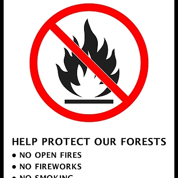 Artwork thumbnail, High Fire Risk Safety Sign by RafenStein