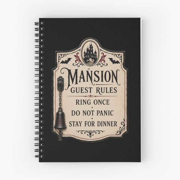 Item preview, Mansion Guest Rules Entry Notice designed and sold by agearb.