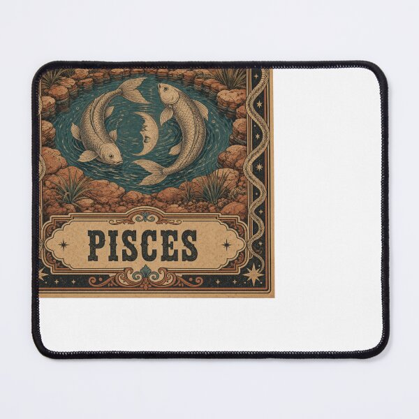 Item preview, Pisces – Twin Fish Celestial Zodiac Tarot Design designed and sold by Arrow2025.