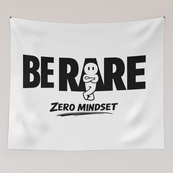 Item preview, Zero Mindset #011 – Be Rare | Bold Motivational Character Design designed and sold by RestartFromZero.