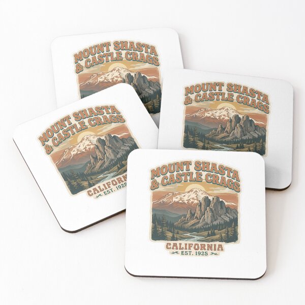 Item preview, Vintage Mount Shasta and Castle Crags California Mountain designed and sold by LittleArij.