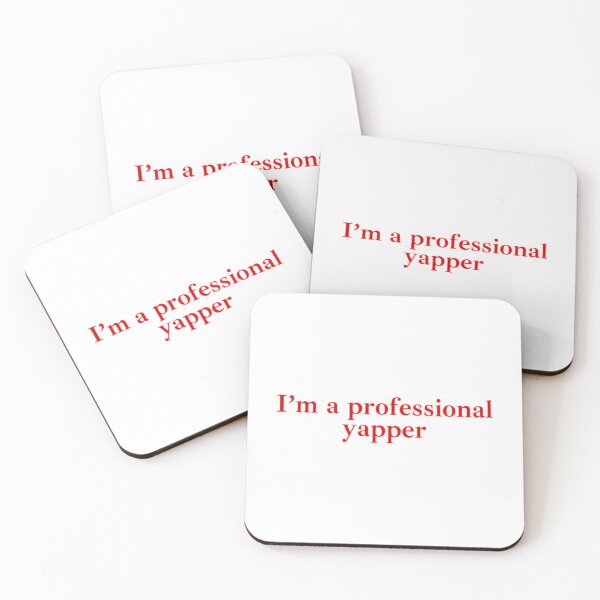 Item preview, I'M A Professional Yapper  Aesthetic Funny Meme designed and sold by alexusarena.