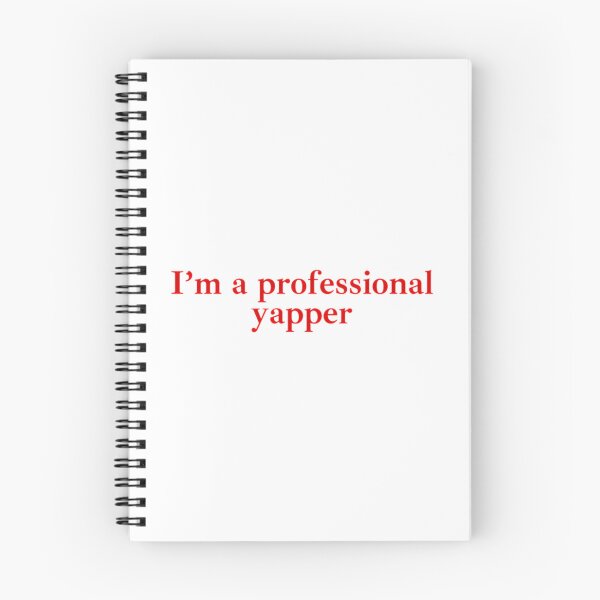 Item preview, I'M A Professional Yapper  Aesthetic Funny Meme designed and sold by alexusarena.