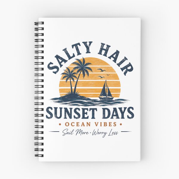 Item preview, Salty Hair Sunset Days Ocean Vibes designed and sold by MWSailingClub.