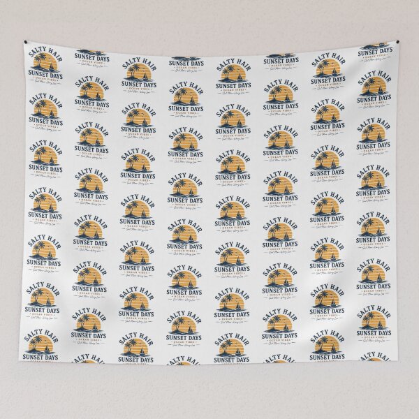 Item preview, Salty Hair Sunset Days Ocean Vibes designed and sold by MWSailingClub.