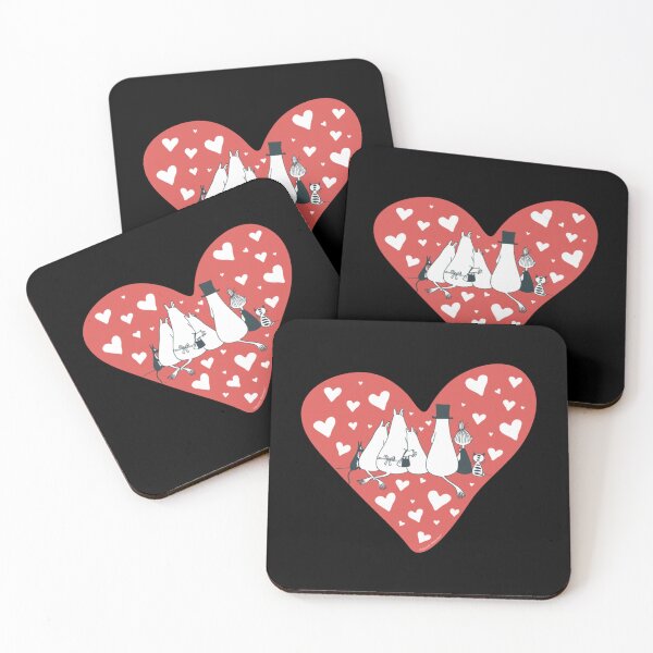 Item preview, Moomin Family Love Hearts   designed and sold by framiorville.
