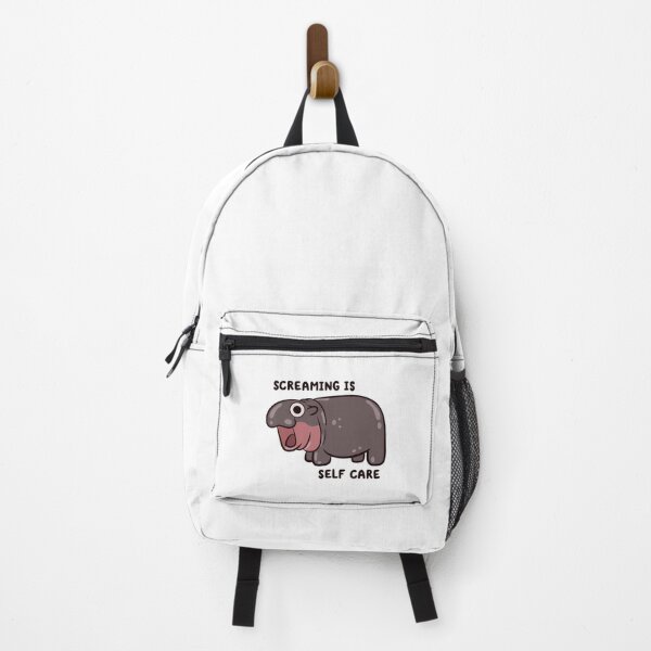 Item preview, Screaming Is Self Care Pygmy Hippo designed and sold by alexusarena.