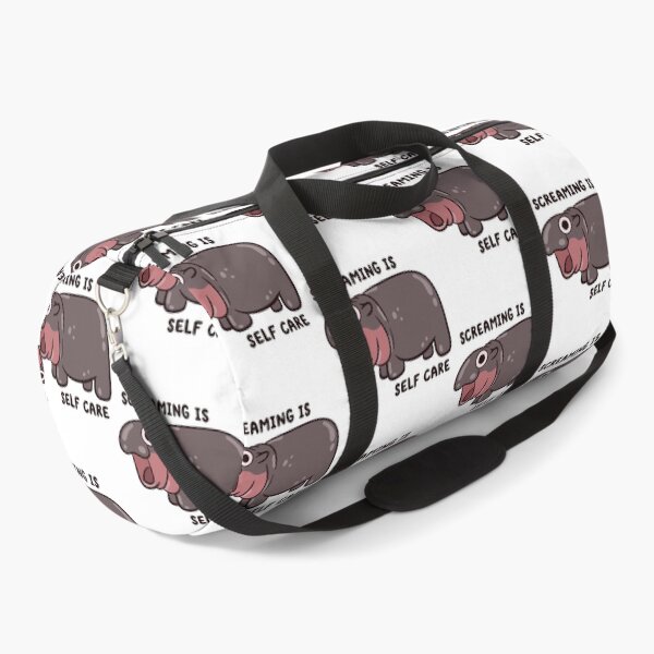 Item preview, Screaming Is Self Care Pygmy Hippo designed and sold by alexusarena.