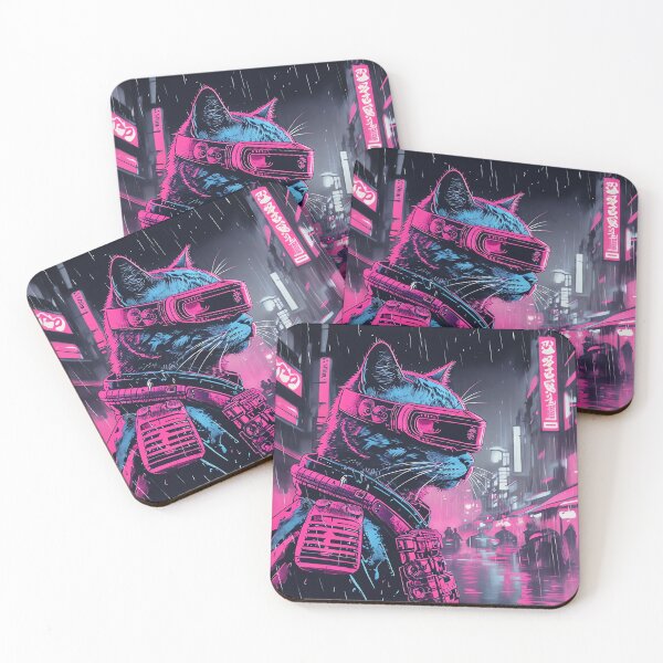 Item preview, Neon Rain Ronin designed and sold by ONYX Pixee.