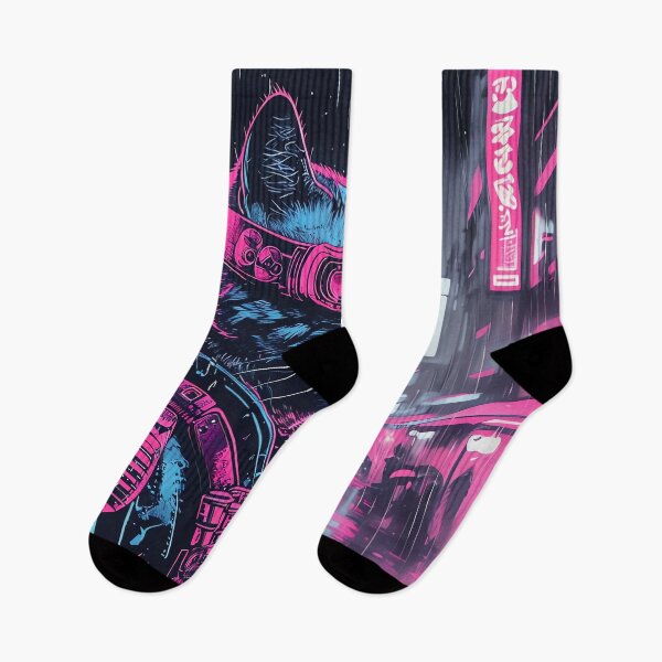 Item preview, Neon Rain Ronin designed and sold by ONYX Pixee.