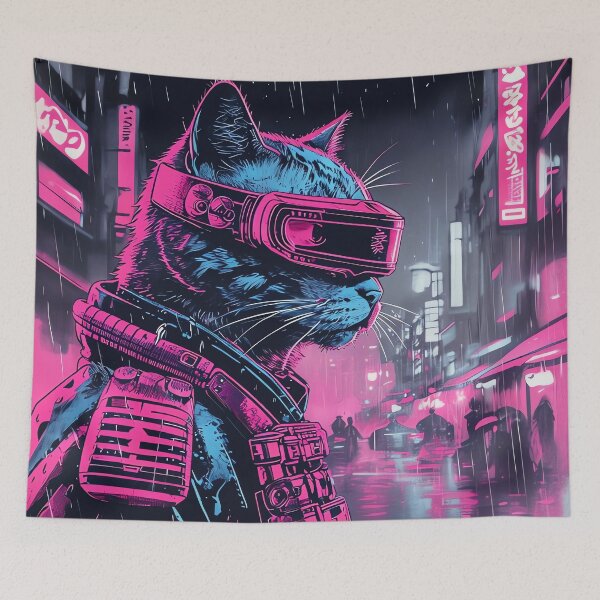 Artikelvorschau, Neon Rain Ronin entworfen und verkauft von ONYX Pixee.
