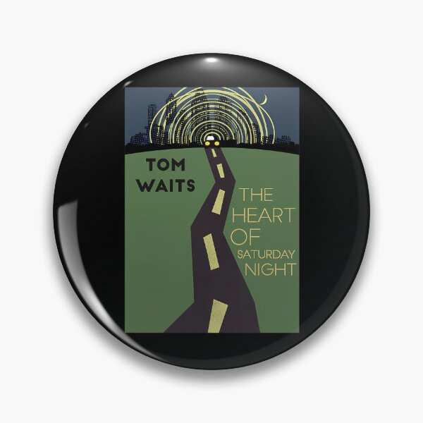 Item preview, Tom Waits The Heart Of Saturday Night Road Minimalist Poster designed and sold by TateWindler.