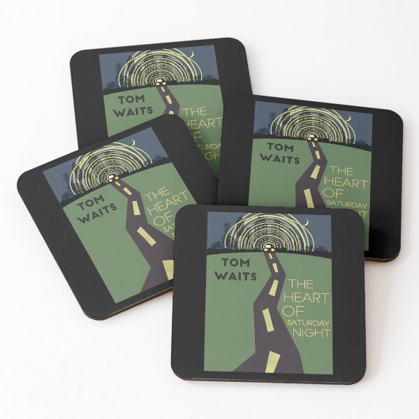 Item preview, Tom Waits The Heart Of Saturday Night Road Minimalist Poster designed and sold by TateWindler.
