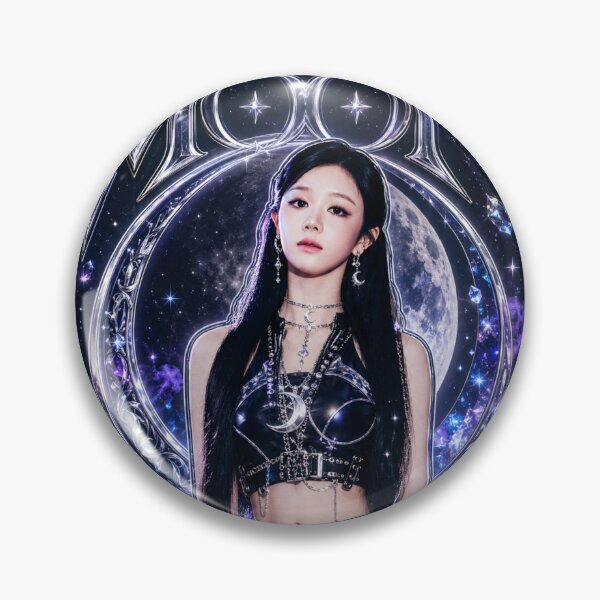 Item preview, Gothic Pharita BABYMONSTER Blue Moon Night Fan Art Poster designed and sold by Valereekmerch.