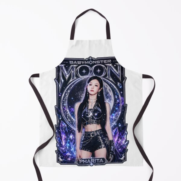Item preview, Gothic Pharita BABYMONSTER Blue Moon Night Fan Art Poster designed and sold by Valereekmerch.