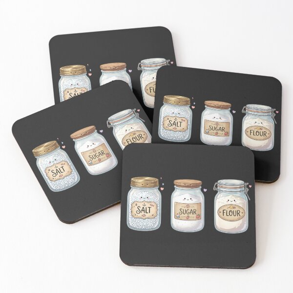 Item preview, The Cozy Kitchen Trio: Salt, Sugar and Flour designed and sold by jo-e-basta.