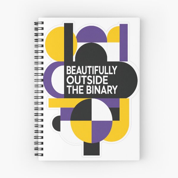 Item preview, Beautifully Outside the Binary – Nonbinary Pride Geometric Design designed and sold by Arrow2025.