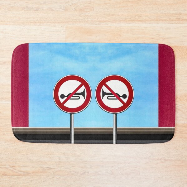 Item preview, sound no horns blue sky red walls designed and sold by mister-john.