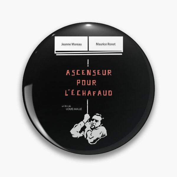 Item preview, Ascenseur pour l'Échafaud Minimalist Poster | Louis Malle | Jeanne Moreau designed and sold by MORKINO POSTERS.