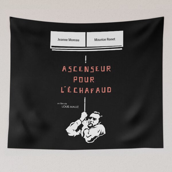 Item preview, Ascenseur pour l'Échafaud Minimalist Poster | Louis Malle | Jeanne Moreau designed and sold by MORKINO POSTERS.