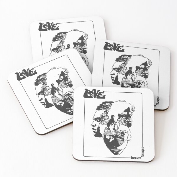 Item preview, Love Forever Changes Psychedelic Rock Band Faces designed and sold by StephanieSchil.