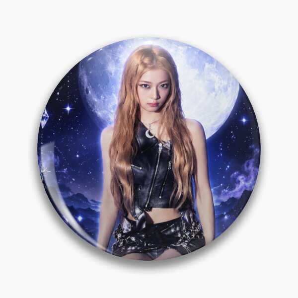 Item preview, BABYMONSTER Ruka Blue Moon Vampire Graphic Fan Art designed and sold by Valereekmerch.