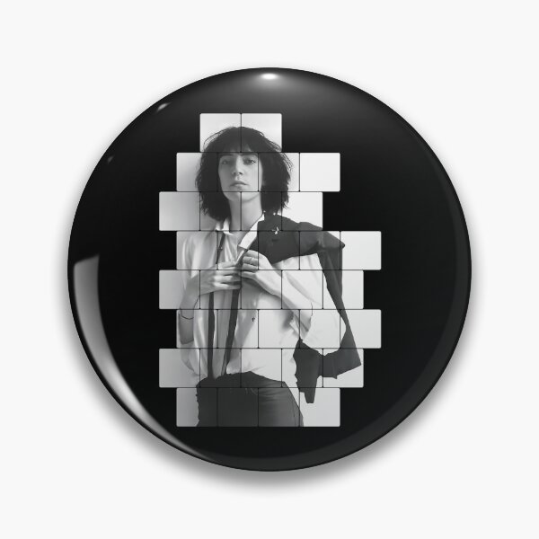 Item preview, Patti Smith Horses Rock Icon Grid Squares designed and sold by StephanieSchil.