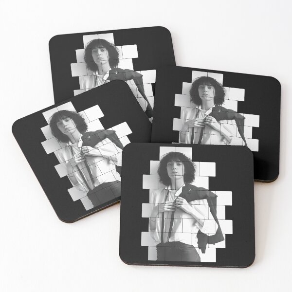 Item preview, Patti Smith Horses Rock Icon Grid Squares designed and sold by StephanieSchil.