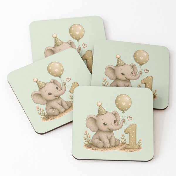 Item preview, Little Elephant One. designed and sold by MellowMunchkins.