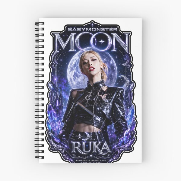 Item preview, Fanmade Ruka BABYMONSTER Sapphire Lunar Gothic Merch designed and sold by Valereekmerch.