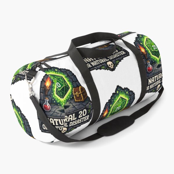 Item preview, Natural 20 or Natural Disaster – D20 Pixel Art RPG Design designed and sold by Arrow2025.