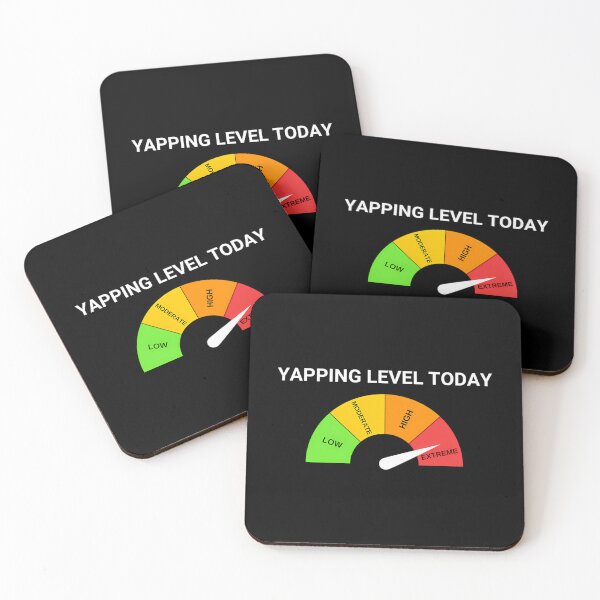 Item preview, Yapping Level Today Certified Yapper Sarcastic designed and sold by alexusarena.