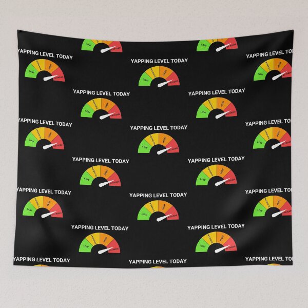 Item preview, Yapping Level Today Certified Yapper Sarcastic designed and sold by alexusarena.