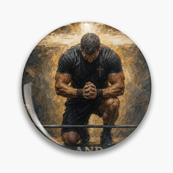 Item preview, Prayer and Powerlifting Christian Gym Shirt | Faith & Fitness Barbell Design | Weightlifting Gift designed and sold by Obinne.