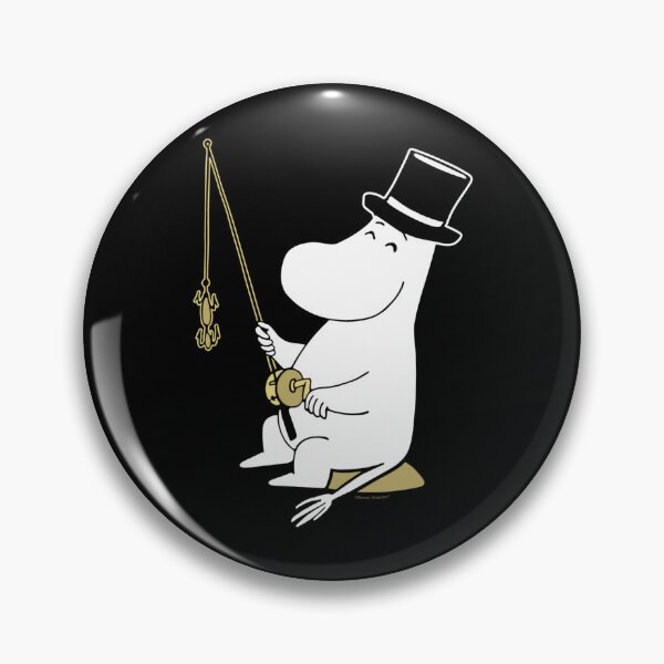 Item preview, Moomin Moominpappa Fishing Sand Outline   designed and sold by framiorville.