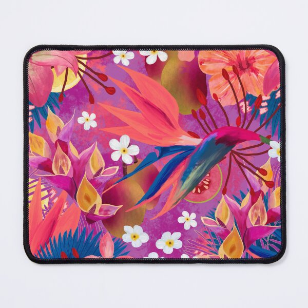 Item preview, Tropical bird of paradise and guava designed and sold by SweetCoolVibes.