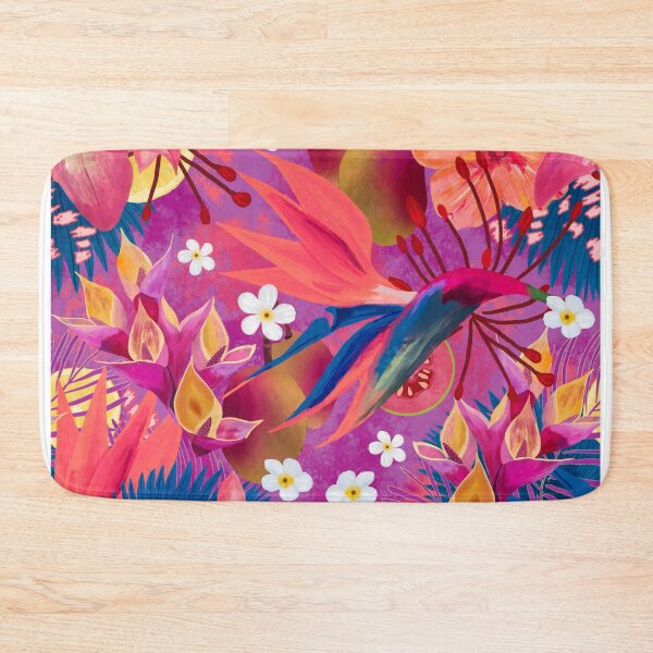 Item preview, Tropical bird of paradise and guava designed and sold by SweetCoolVibes.