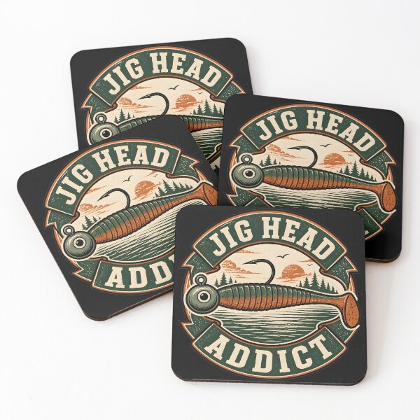 Item preview, Jig Head Addict - Funny Fishing Jighead Lure Graphic designed and sold by ThirdShiftLab.