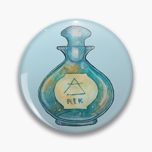 Item preview, Air Potion Bottle Magic Element Witch Aesthetic Art designed and sold by esmavart.