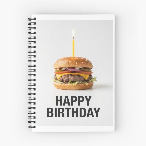Item preview, Hamburger birthday cake funny prank meme gift weird designed and sold by CheeseBlueprint.