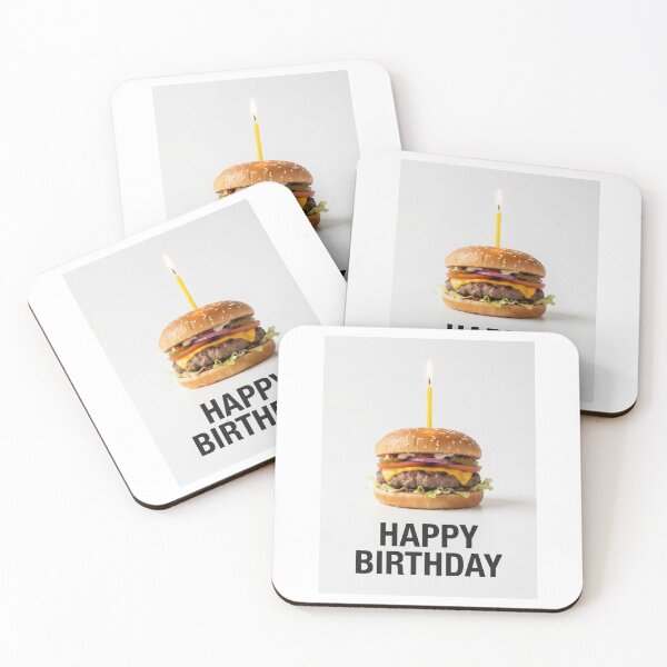 Item preview, Hamburger birthday cake funny prank meme gift weird designed and sold by CheeseBlueprint.