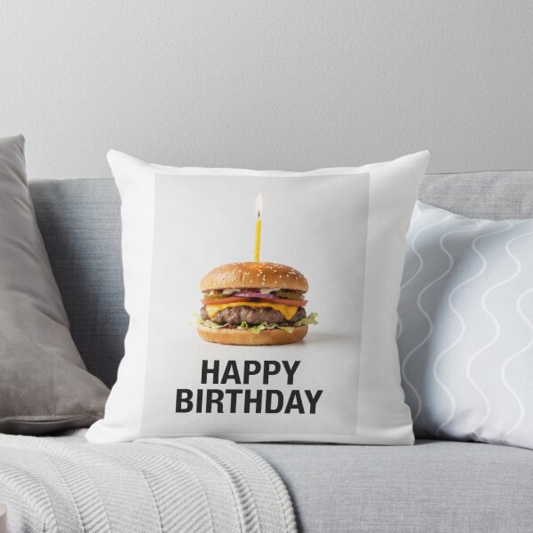 Item preview, Hamburger birthday cake funny prank meme gift weird designed and sold by CheeseBlueprint.
